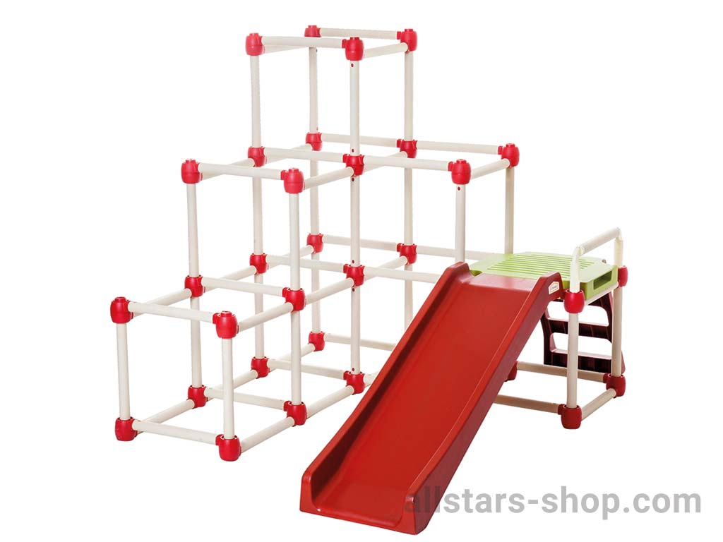 Allstars Portables | Spiel- mit Klettergerüst Treppe und Rutsche Kommunen und - für Sportgeräte Allstars-Shop und Kindergarten